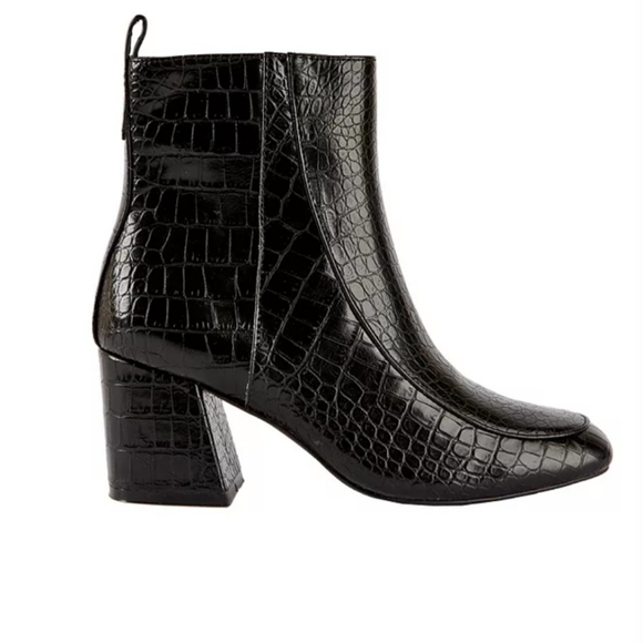 Black Ankle Bootie- Jane and the Shoe "Zenobia" NWT - Picture 2 of 3